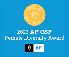 2023 AP Computer Science Principles Female Diversity Award